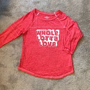 Whole Lotta Love AE Baseball Tee